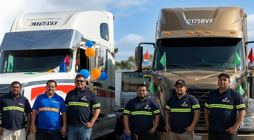 Equipo de pilotos de Logistec Guatemala